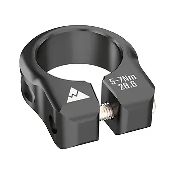 Black - Seat Post Collar 28.6mm 2BKOOL  - High quality bicycle products