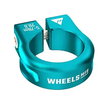 Teal - Seat Post Collar 28.6mm - 2BKOOL  - High quality bicycle products